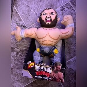 AEW Wrestling Buddies - Kenny Omega - The Official LJN Wrestling Buddy Plush NEW